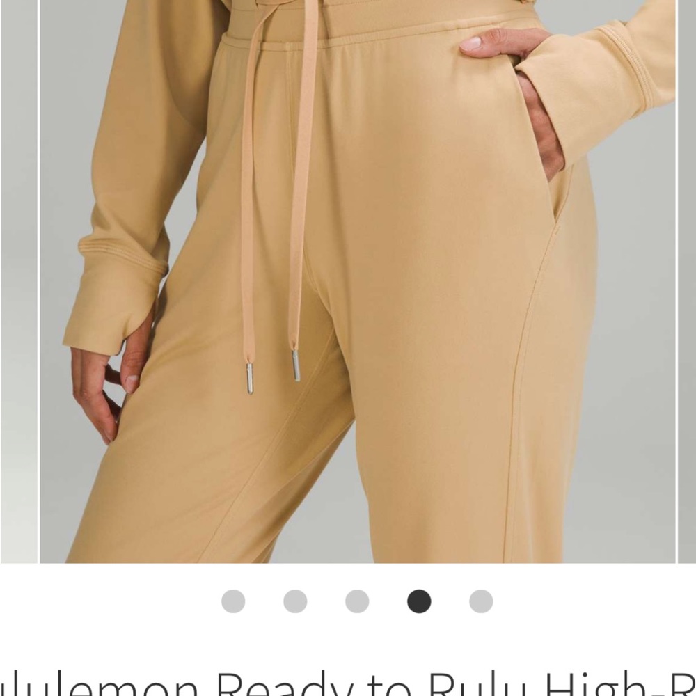 Lululemon high rise full length jogger - Picture 2 of 5